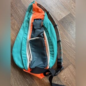 Kavu Aqua and Coral Bag
